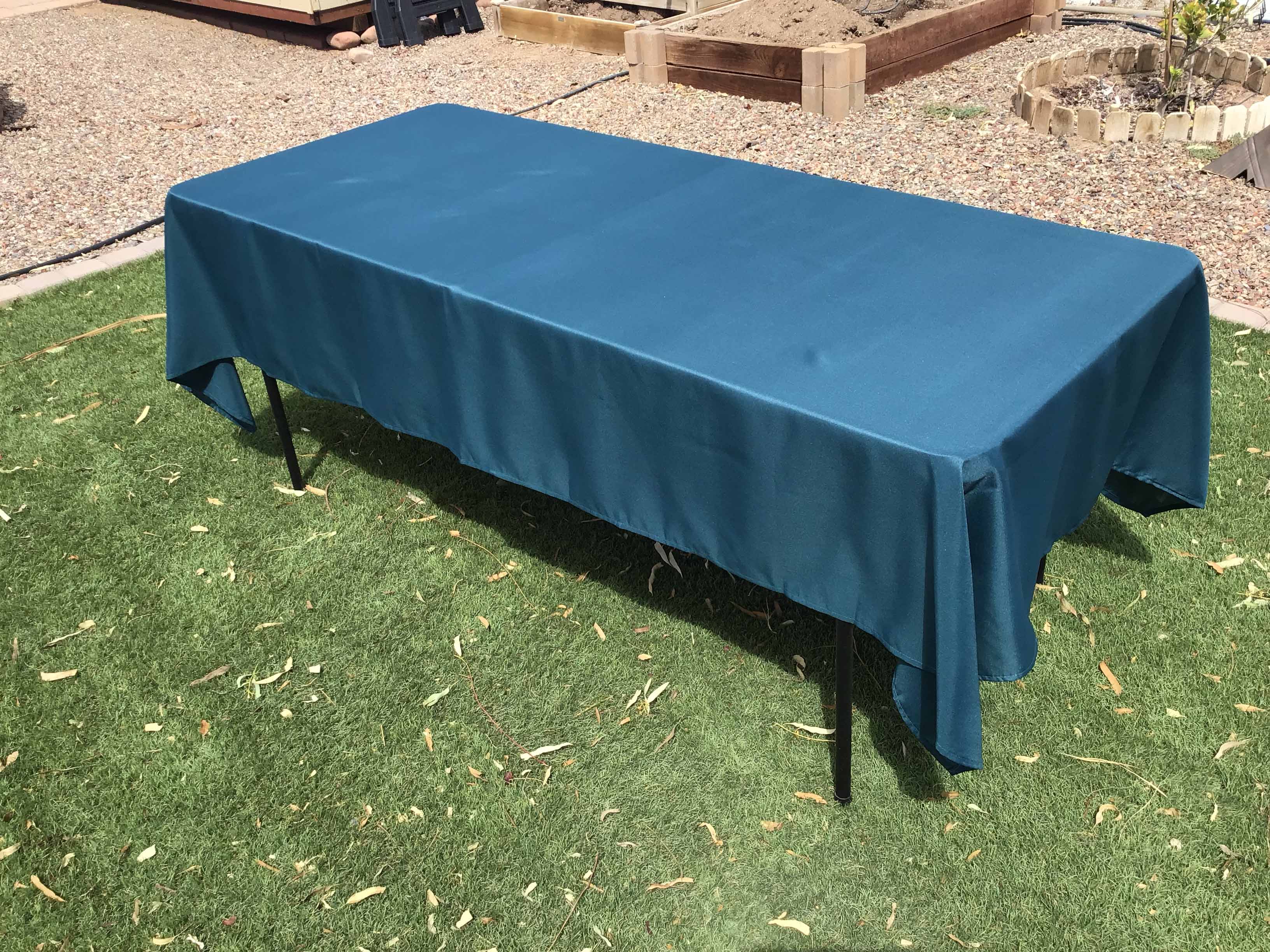 rectangle tablecloths (peacock teal) - 60 x 102