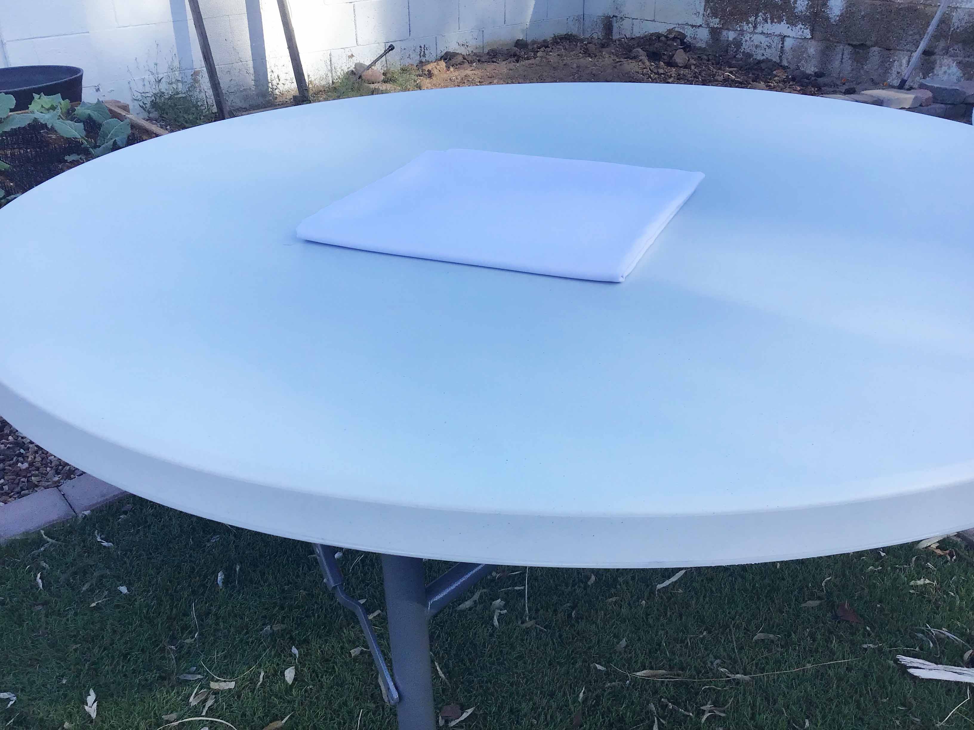 rectangle tablecloths (white) - 60 x 126