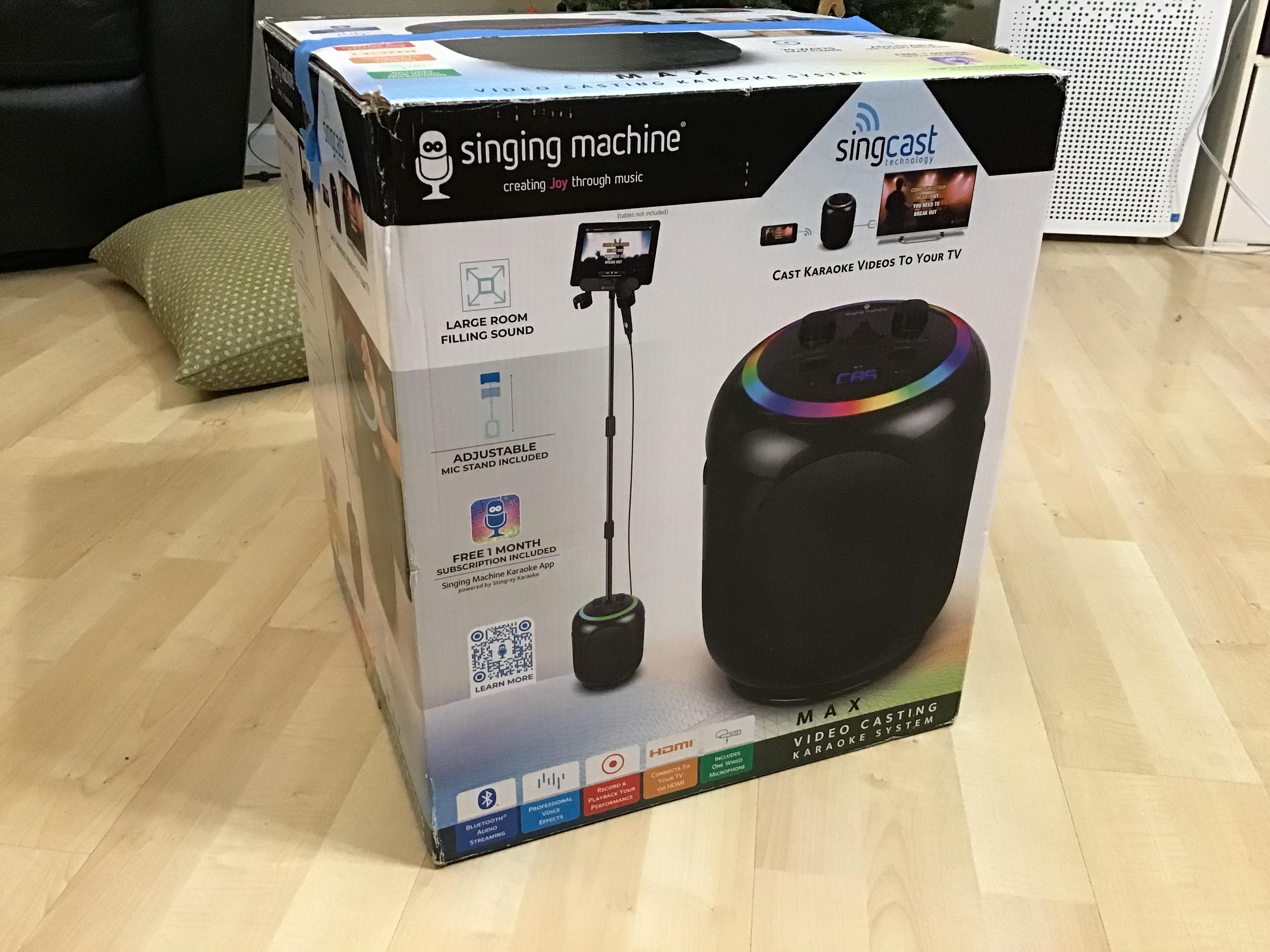 karaoke machine / sound system (Singing Machine)