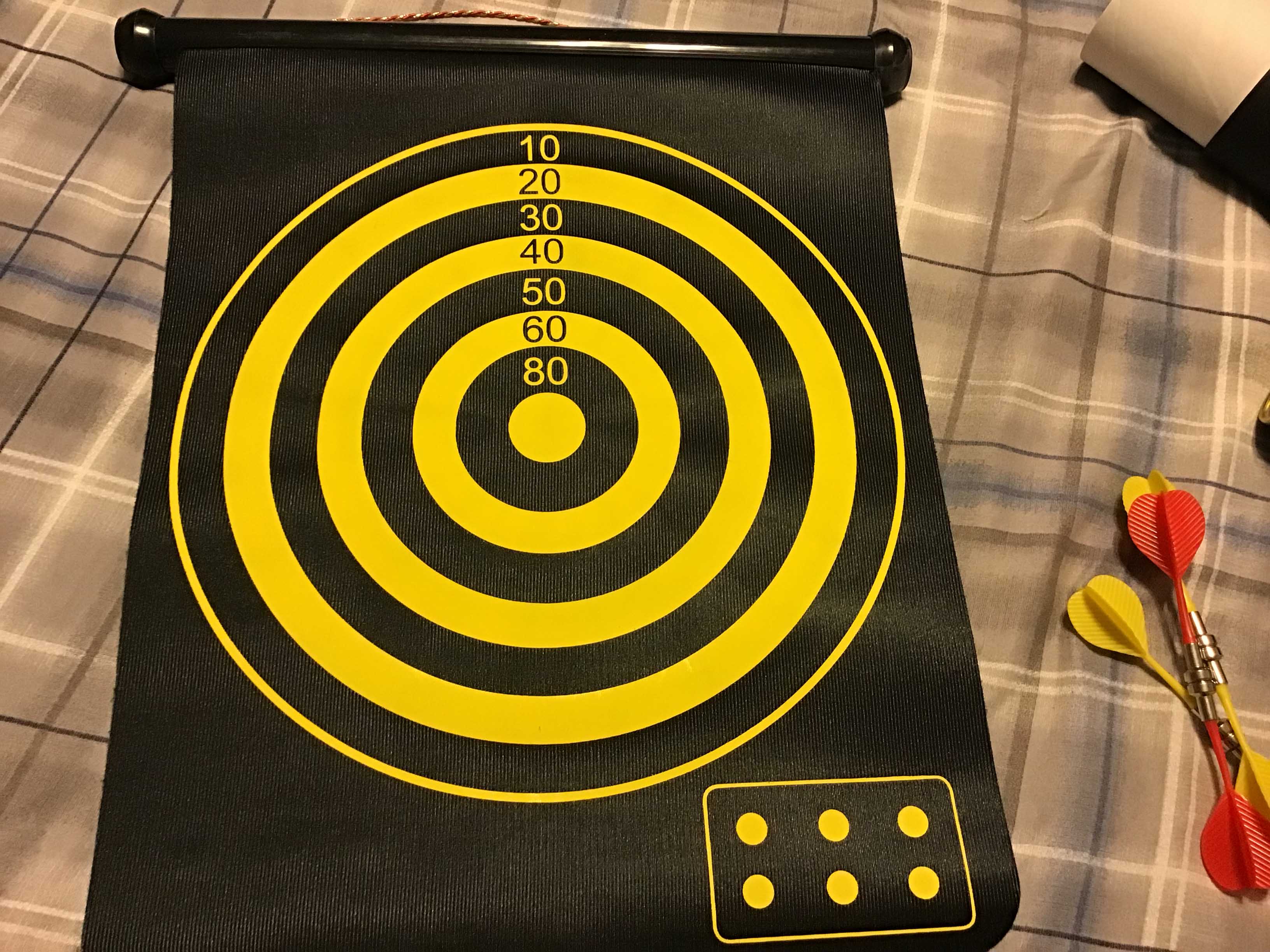 magnetic dart board (2-sided)