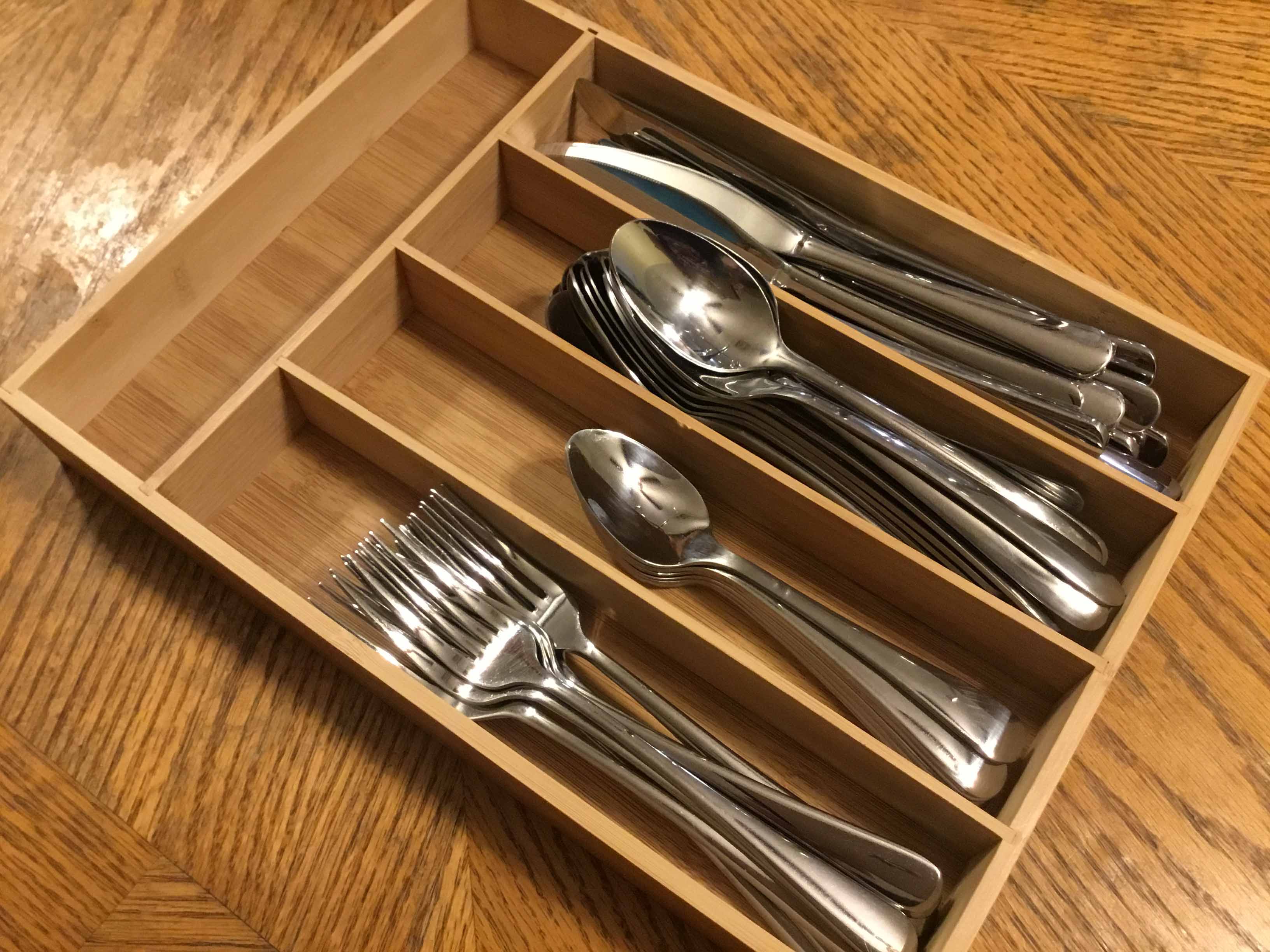 silverware organizer/holder (bamboo)