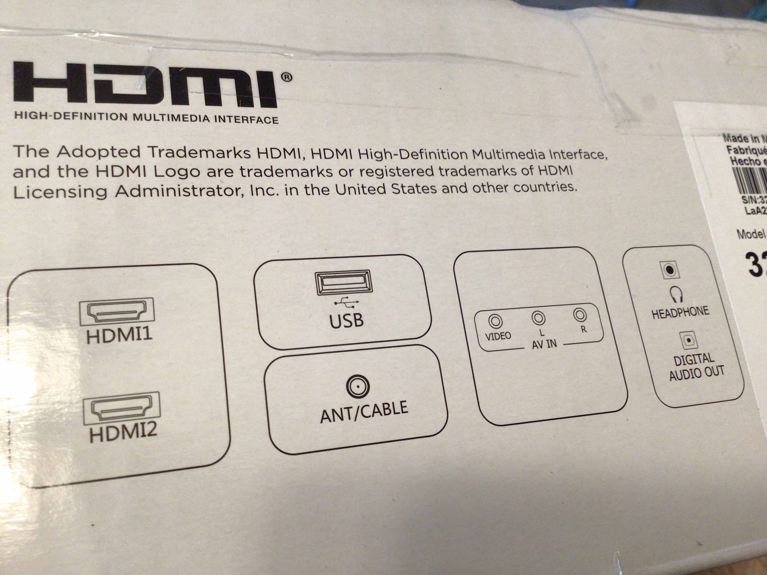 smart TV (32 Hisense VIDAA)