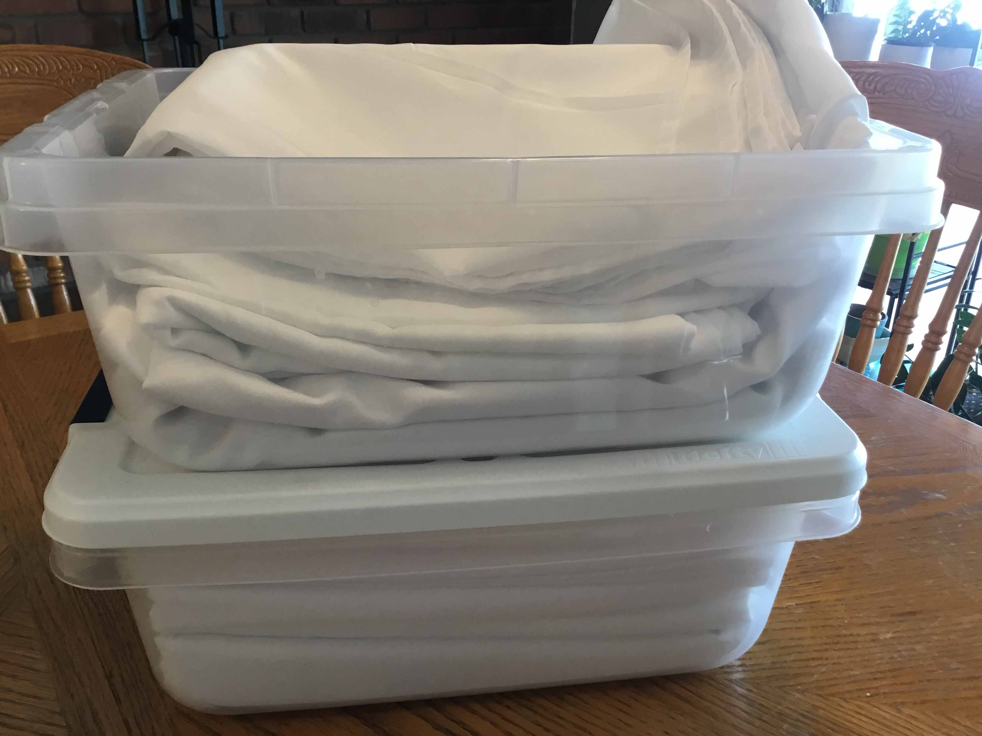 rectangle tablecloths (white) - 60 x 102