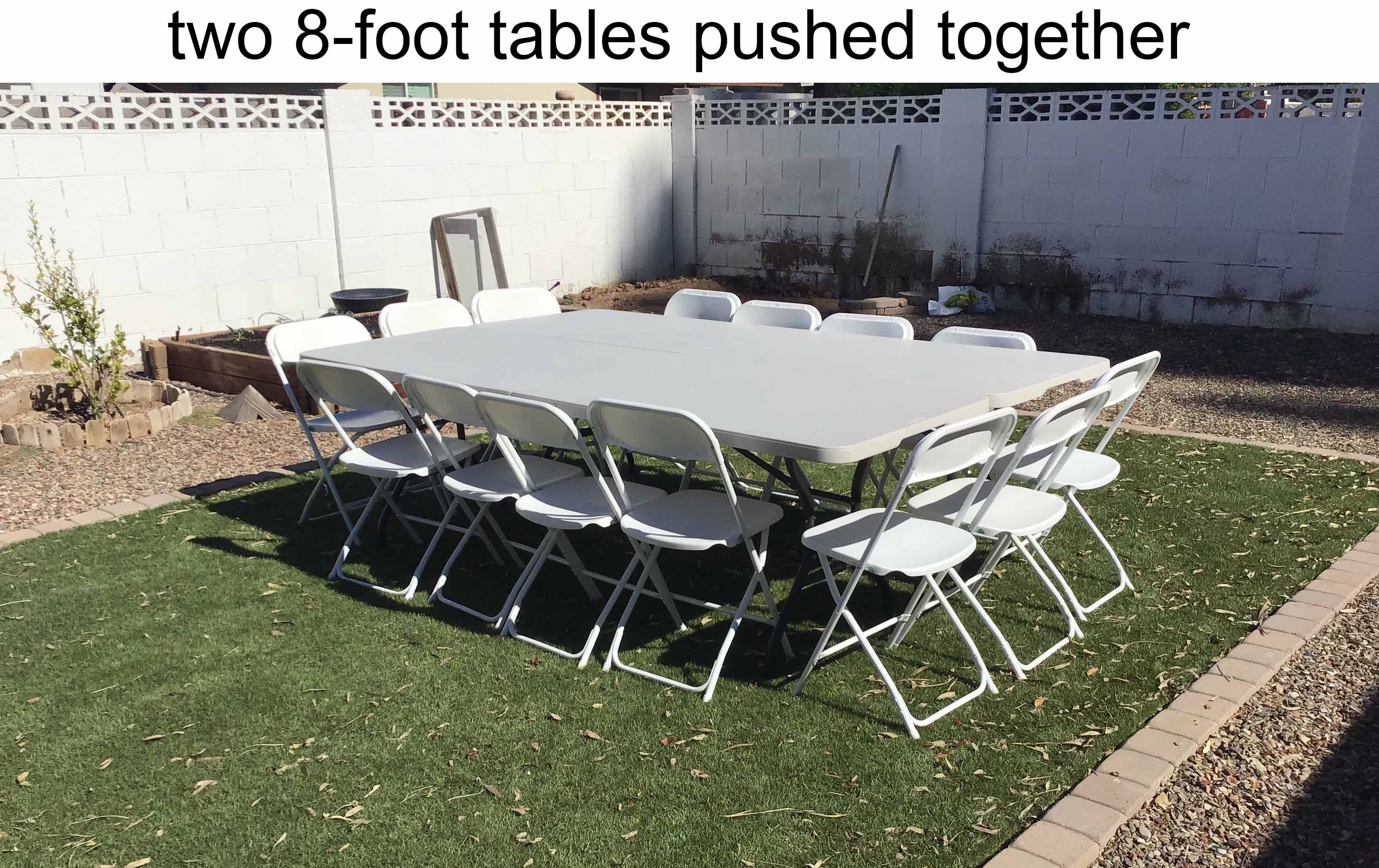 8 foot rectangle tables