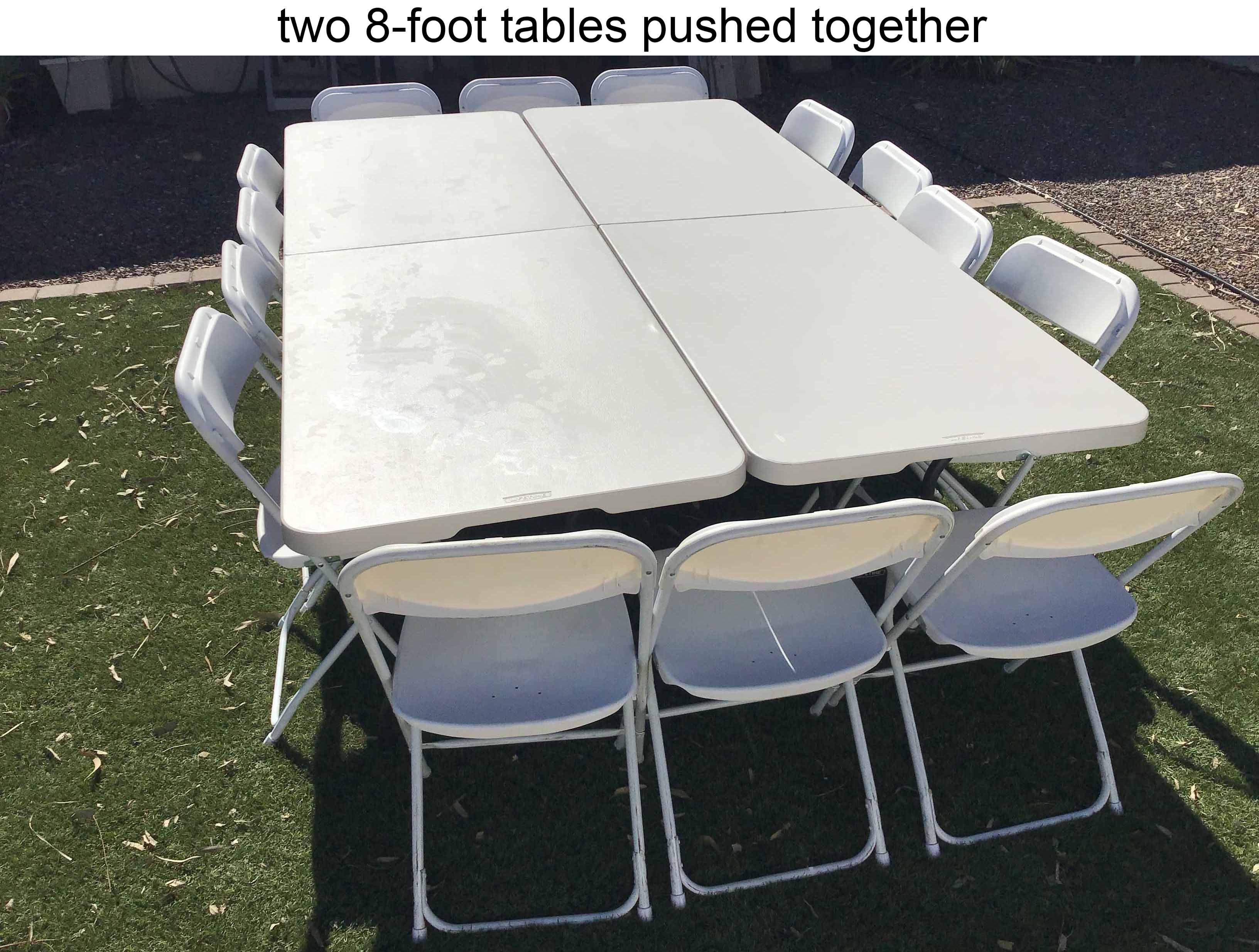 8 foot rectangle tables