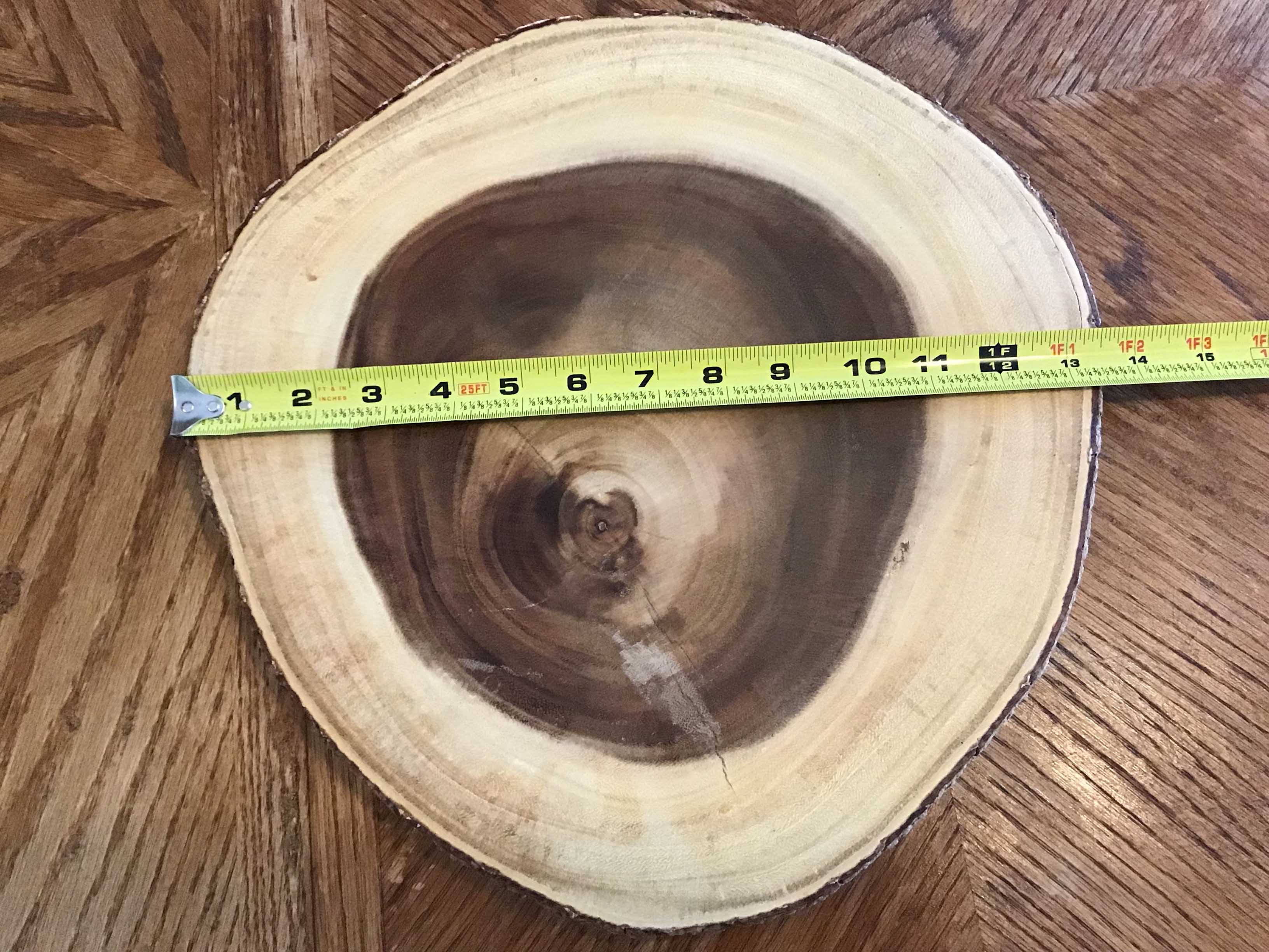 wood serving platter (14 diameter)