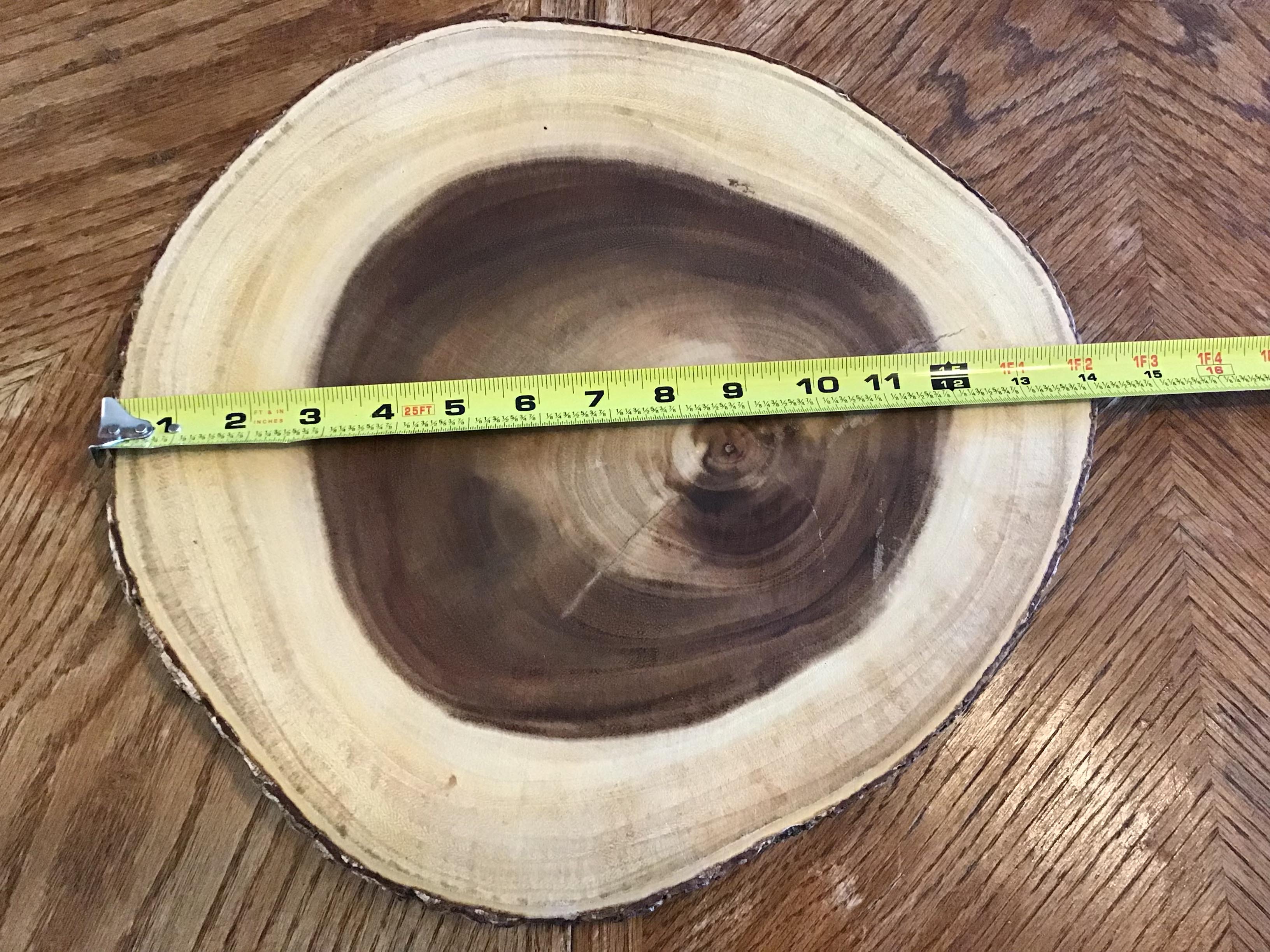 wood serving platter (14 diameter)