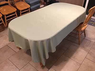 rectangle tablecloths (sage green) - 60 x 102