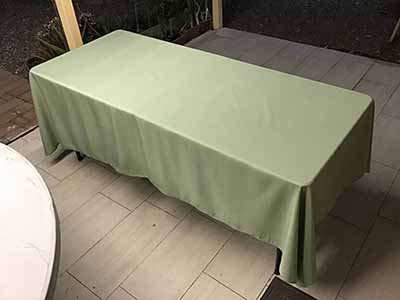 rectangle tablecloths (sage green) - 60 x 102