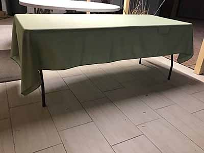 rectangle tablecloths (sage green) - 60 x 102