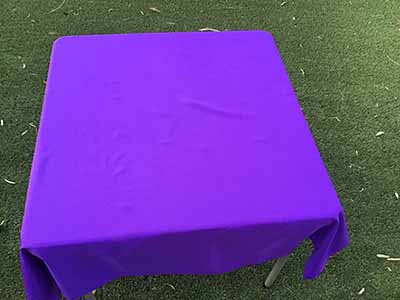square tablecloths (purple) - 54