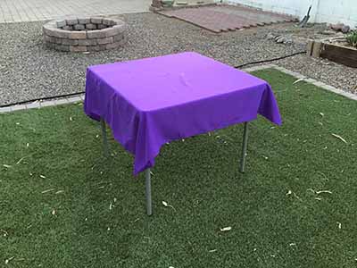 square tablecloths (purple) - 54
