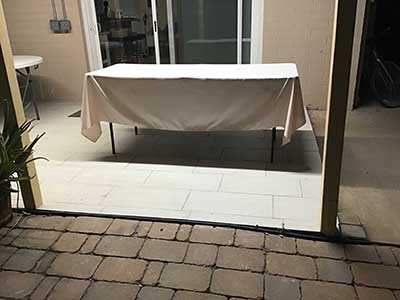 rectangle tablecloths (blush / rose gold) - 60 x 102