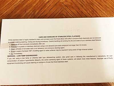 steak knives (Libbey stainless steel w/black bakelite handle)