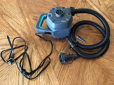 electric pump (quick fill; Intex)