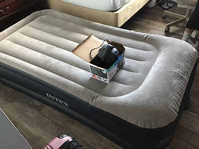 electric pump (quick fill; Intex)