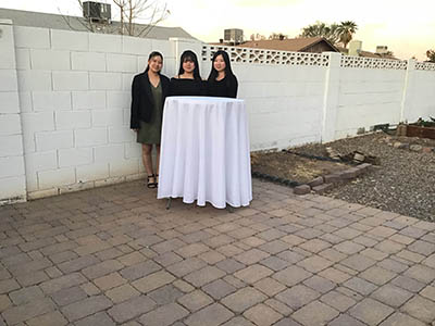 round tablecloths (white) - 108