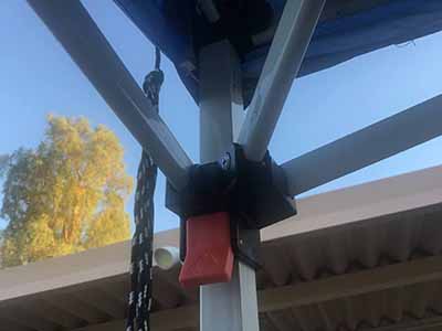 slant leg canopy tent (10 ft. x 10 ft.) - blue