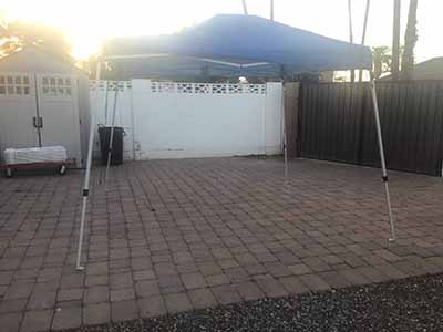 slant leg canopy tent (10 ft. x 10 ft.) - blue