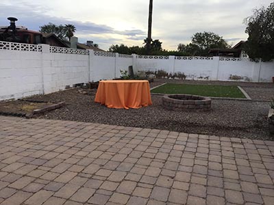 round tablecloths (orange) - 120