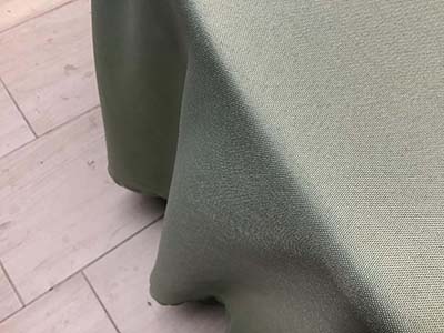 round tablecloths (sage green) - 108