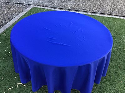 round tablecloths (royal blue) - 108