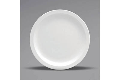 dessert plates - porcelain (Oneida Buffalo bright white) - 5 1/2