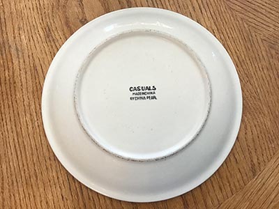 dinner plates - ceramic (Apple Casuals collection) - 10 1/2
