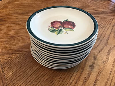salad plates - ceramic (Apple Casuals collection) - 7 3/4