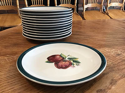salad plates - ceramic (Apple Casuals collection) - 7 3/4