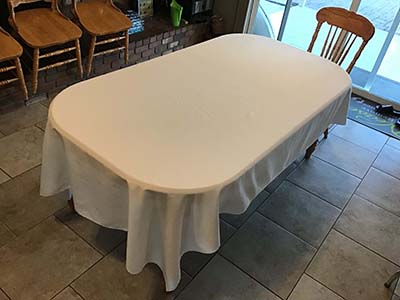 rectangle tablecloths (white) - 60 x 102