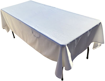 rectangle tablecloths (white) - 60 x 102