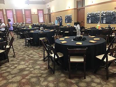 cloth dinner napkins (gold) - 17 x 17