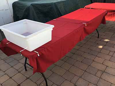 rectangle tablecloths (apple red) - 60 x 102