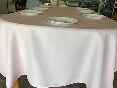 rectangle tablecloths (pastel pink) - 60 x 120