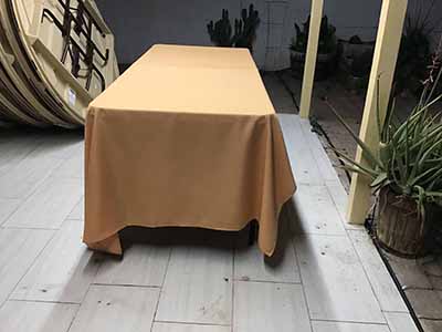 rectangle tablecloths (peach) - 60 x 120