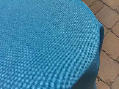 rectangle tablecloths (aqua blue) - 60 x 120