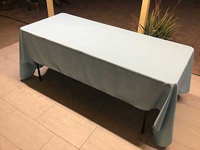 rectangle tablecloths (baby blue) - 60 x 120