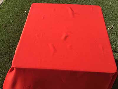 square tablecloths (red) - 54