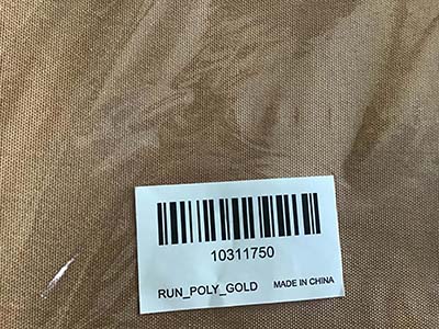 table runners (gold) - 12 x 108