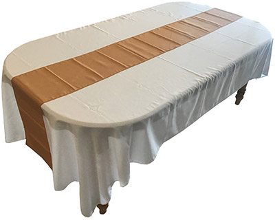 table runners (gold) - 12 x 108