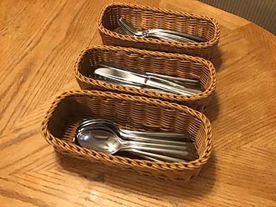silverware baskets (5 x 11)