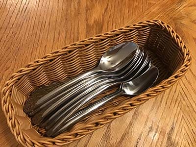 silverware baskets (5 x 11)