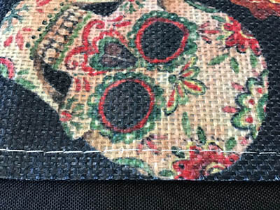 table runners (Dia De Los Muertos, sugar skulls and marigolds) - 13 x 120