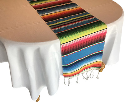 table runners (woven Mexican serape) - 13 x 102