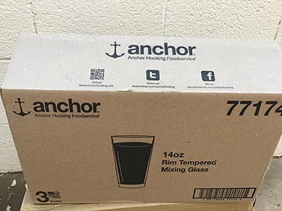 drinking glasses (Anchor Hocking) - 14 oz.