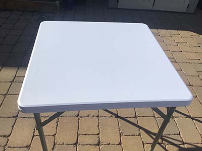 34 inch square tables