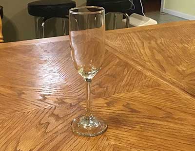 champagne flute glasses - 6.25 oz.