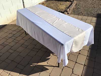 table runners (blush) - 12 x 108