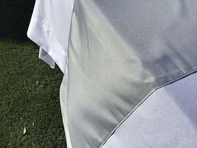 table runners (silver) - 12 x 108